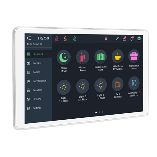 RISCO RisControl Alarm and Smart Home Controller with Z-Wave Gateway - RP432KPTZAUA