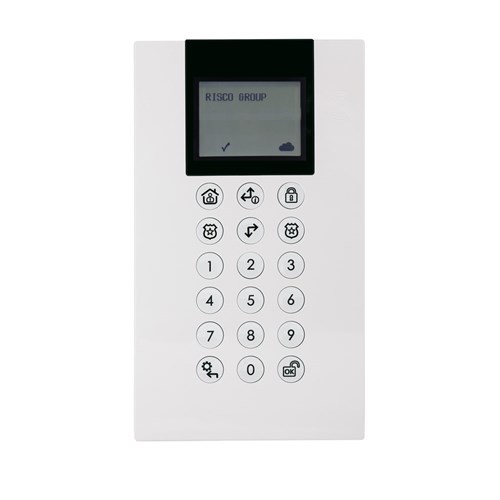 RISCO Wireless Panda Keypad with inbuilt Prox Reader, suits LightSYS+ RW432KPP402A