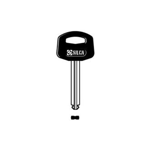 Silca AB60P Key Blank with Plastic Head for Abus Padlocks and Bike Locks