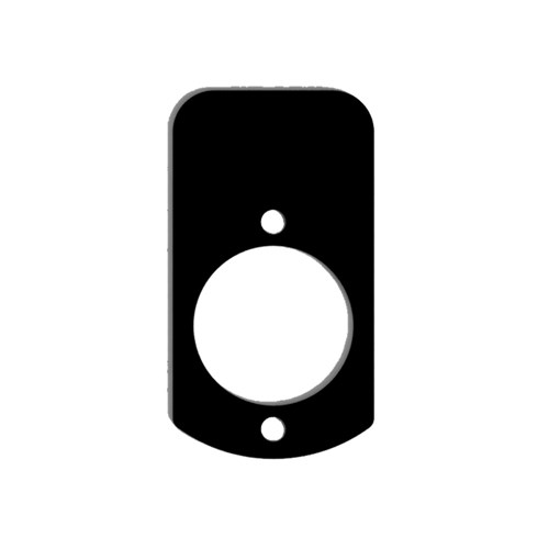 ADI Spacer Plate for SALTO XS4 Mini ANSI in Black 3mm for 34mm doors PKT=2