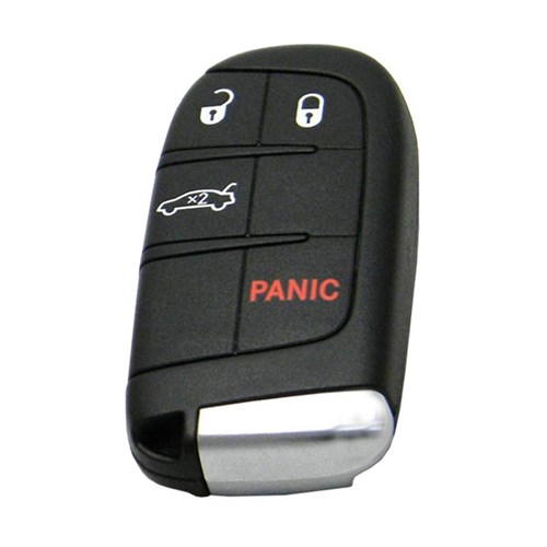 Silca Automotive Key and Remote Replacement Shell for 4 Button Chrysler CY24 Profile CR24RS10
