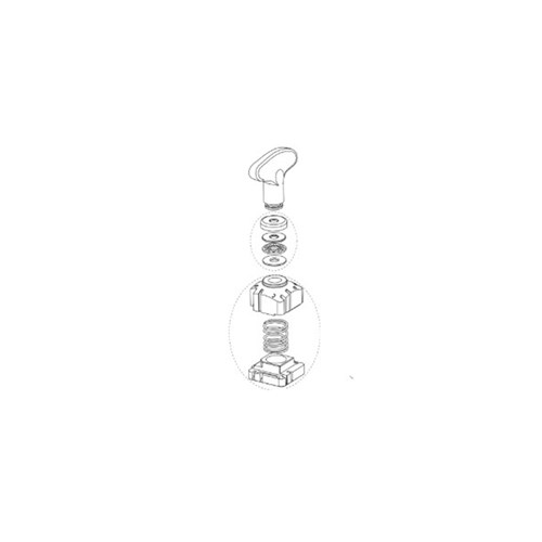 Silca Ball Washer and Cap Set to suit Flash 008 Key Cutting Machines - D945856ZR