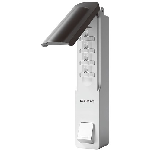 Securam Mechanical Gate Lock with 4 Wheel Combination SH-GL01