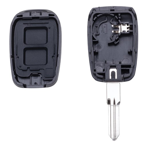 Silca Automotive Key and Remote Replacement Shell for 2 Button Renault HU136 Profile HU136RS2