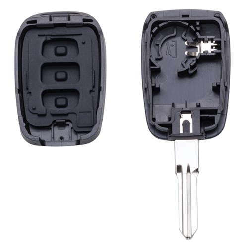 Silca Automotive Key and Replacement Shell for 3 Button Renault HU136 Profile HU136RS8