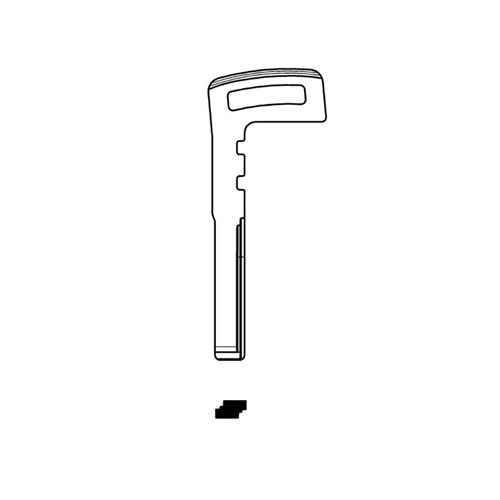 Silca HU172T Key Blank for Mercedes Blade only