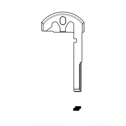 Silca HU201T Key Blank for Mercedes Blade only