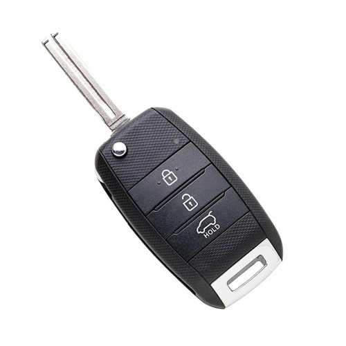 Silca Automotive Key and Remote for Kia Sportage With 3 Buttons ID6F-60 and KIA8 Flip Blade