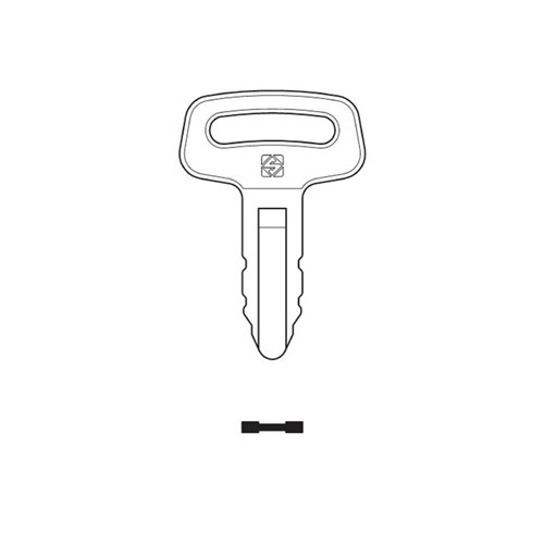 Silca KUB3 Key Blank for Kuboto Cylinders and Machinery