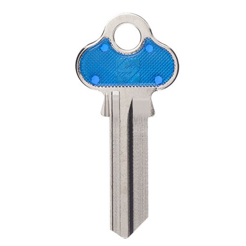 Silca LW4 Key Blank for Lockwood Cylinders with Blue Head