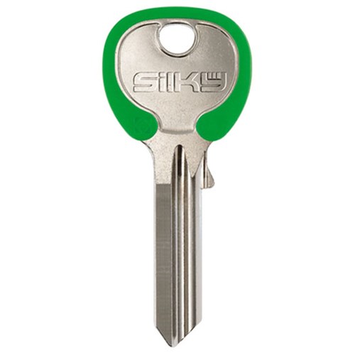Silca Silky LW4 Key Blank for Lockwood Cylinders with Green Head