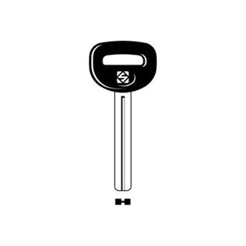 Silca MAZ23LP Key Blank with Plastic Head for Mazda Cars