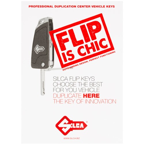 SILCA STICKER FLIP KEYS RANGE