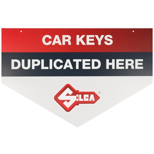 SILCA CAR KEY ROUND SIGN ARROW  (WHITE)