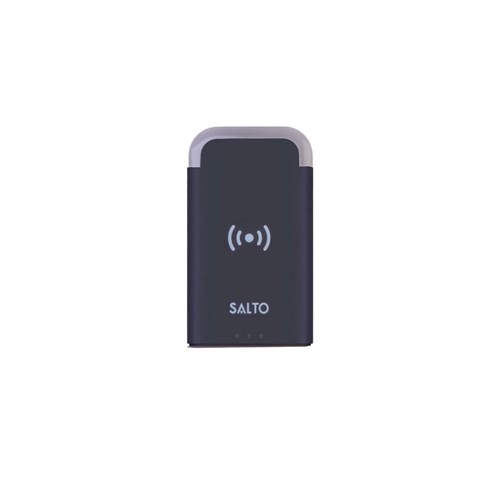 Salto XS4 One esc. replacement Mifare & BLE reader, black colour