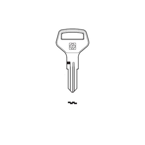 Silca RC12R Key Blank for Imported Cylinders in Steel