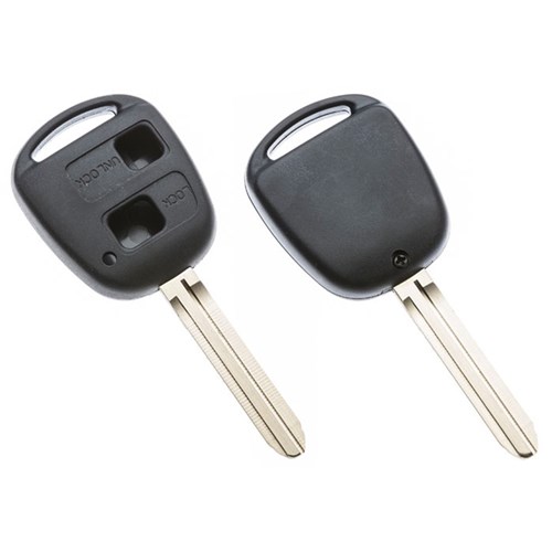 Silca Automotive Key and Remote Replacement Shell for 2 Button Toyota TOY43 Profile TOY43BRS2