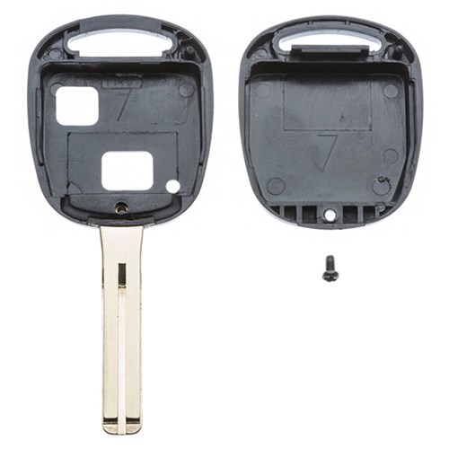 Silca Automotive Key and Remote Replacement Shell for 2 Button Toyota TOY48 Profile TOY48BRS2