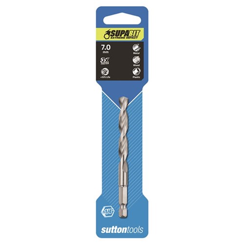 SUTTON DRILL D183 7.00 IMPACT SUPABIT HSS BRIGHT