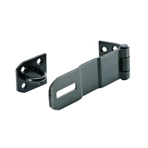 TOKOZ LRG HASP & STAPLE P110/I/190 (190mm x 56mm) BLK DP