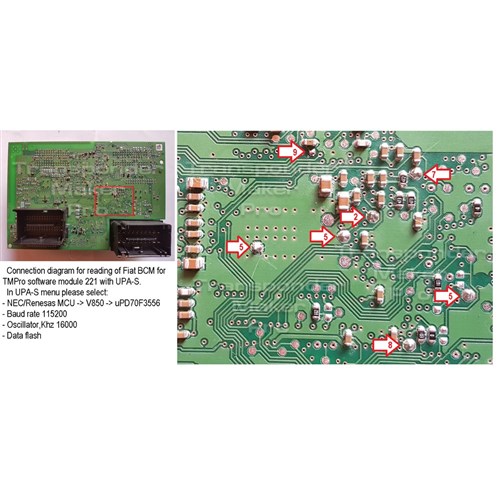 TMPRO Software Fiat 500X, Tipo, Egea BCM Delphi
