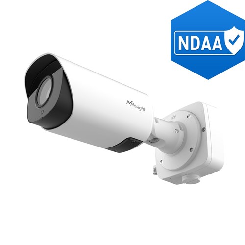 Milesight AI Road Traffic LPR 4MP Pro Bullet Plus Network Camera with 8-32mm Varifocal Lens, NDAA Compliant, IP67 and IK10 - TS4466-X4RPE