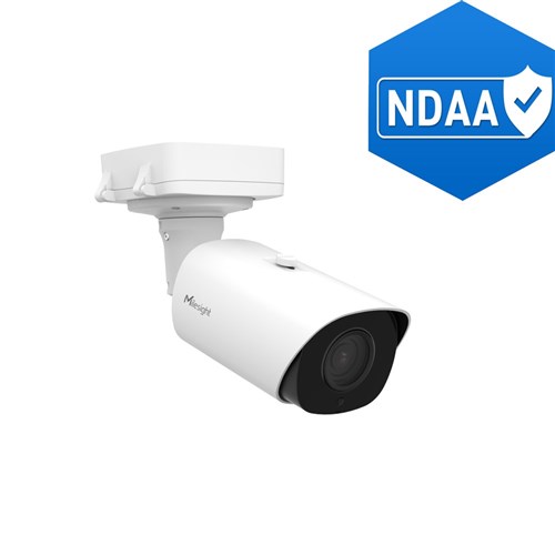 Milesight AI Road Traffic LPR 8MP Pro Bullet Plus Network Camera with 8-32mm Varifocal Lens, NDAA Compliant, IP67 and IK10 - TS8266-X4PE