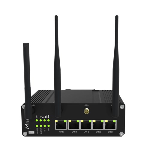 Milesight UR35 Pro Series 4G Router, GPS, PoE, Wi-Fi - UR35-L04AU-G-P-W