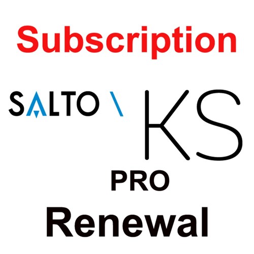 SALTO KS Pro Subscription Small. Renewal must provide UID