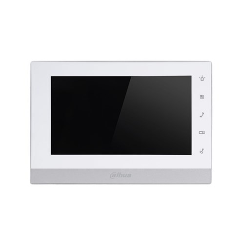 DAHUA 2-Wire IP 7inch TFT Touch Screen Indoor Monitor, White