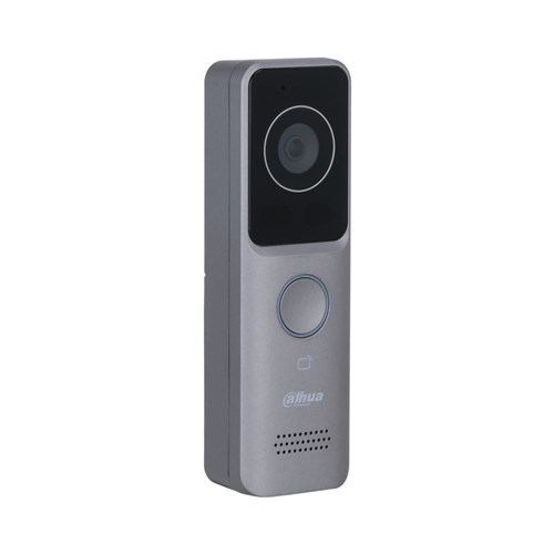 DAHUA IP WIFI VILLA O/DOOR STATION,GREY,2MP,CALL/CARD UNLOCK,POE,SURFACE,3YR (DHI-VTO2311R-WP)