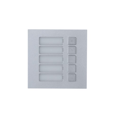 DAHUA Intercom Modular Outdoor Station - Five-button module, IP65, IK07