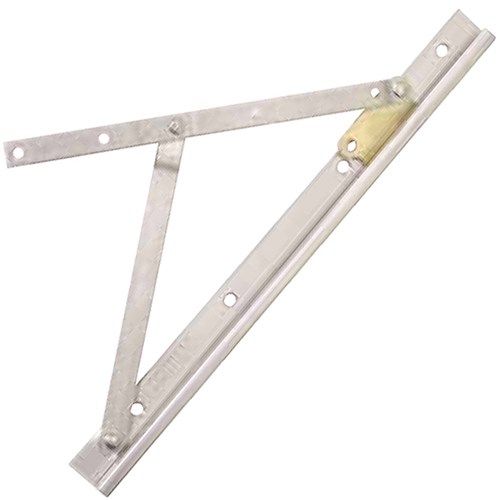 Whitco Standard Friction Window Stay 300mm Zinc Plated Steel in Silver - W010701