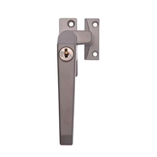 Whitco Series 25 Window Fastener Lockable Left Hand in Sharp Silver Kinetic Pearl - W225211