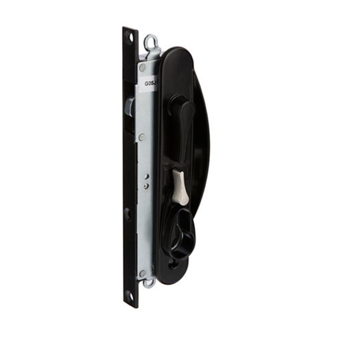 Whitco Leichhardt Sliding Security Door Lock without Cylinder Black - W865317