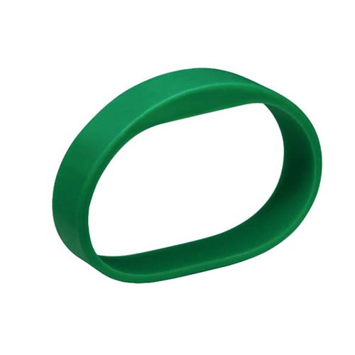 SALTO WBM01KGM-5 Contactless smart silicone bracelet MIFARE 1KByte, Green, Medium, Pack of 5