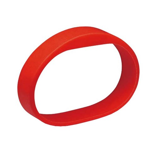 SALTO WBM01KRM-5 Contactless smart silicone bracelet MIFARE 1KByte, Red, Medium, Pack of 5