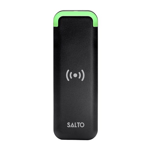 SALTO XS4 2.0 Mullion Reader in Black, BLE DESFire/Mifare