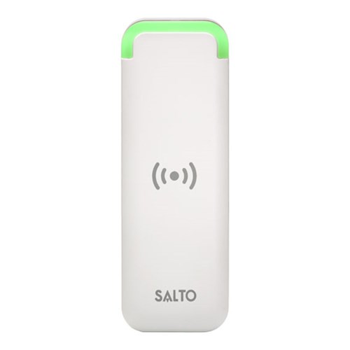SALTO XS4 2.0 Mullion Reader in White, BLE DESFire/Mifare