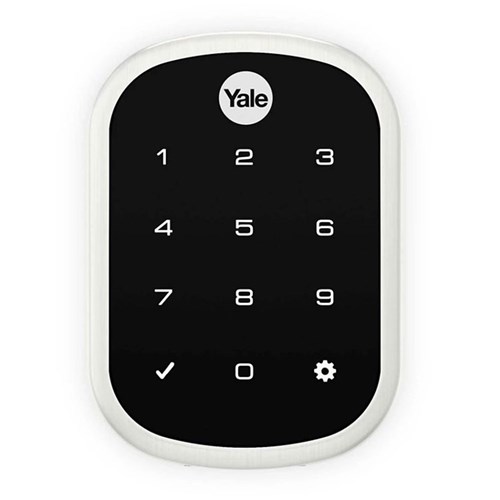 Yale Assure SL Electronic Digital Deadbolt in Satin Chrome, Compatible with Apple HomeKit - YRD256HKSC