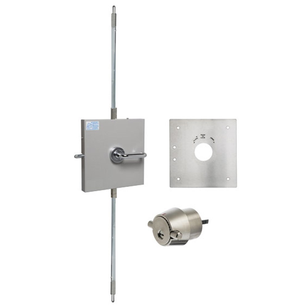 ADI BAR LOCKING 3POINT LOCK LB7121 RH O/OUT *KEY LOCKING* ADI 712