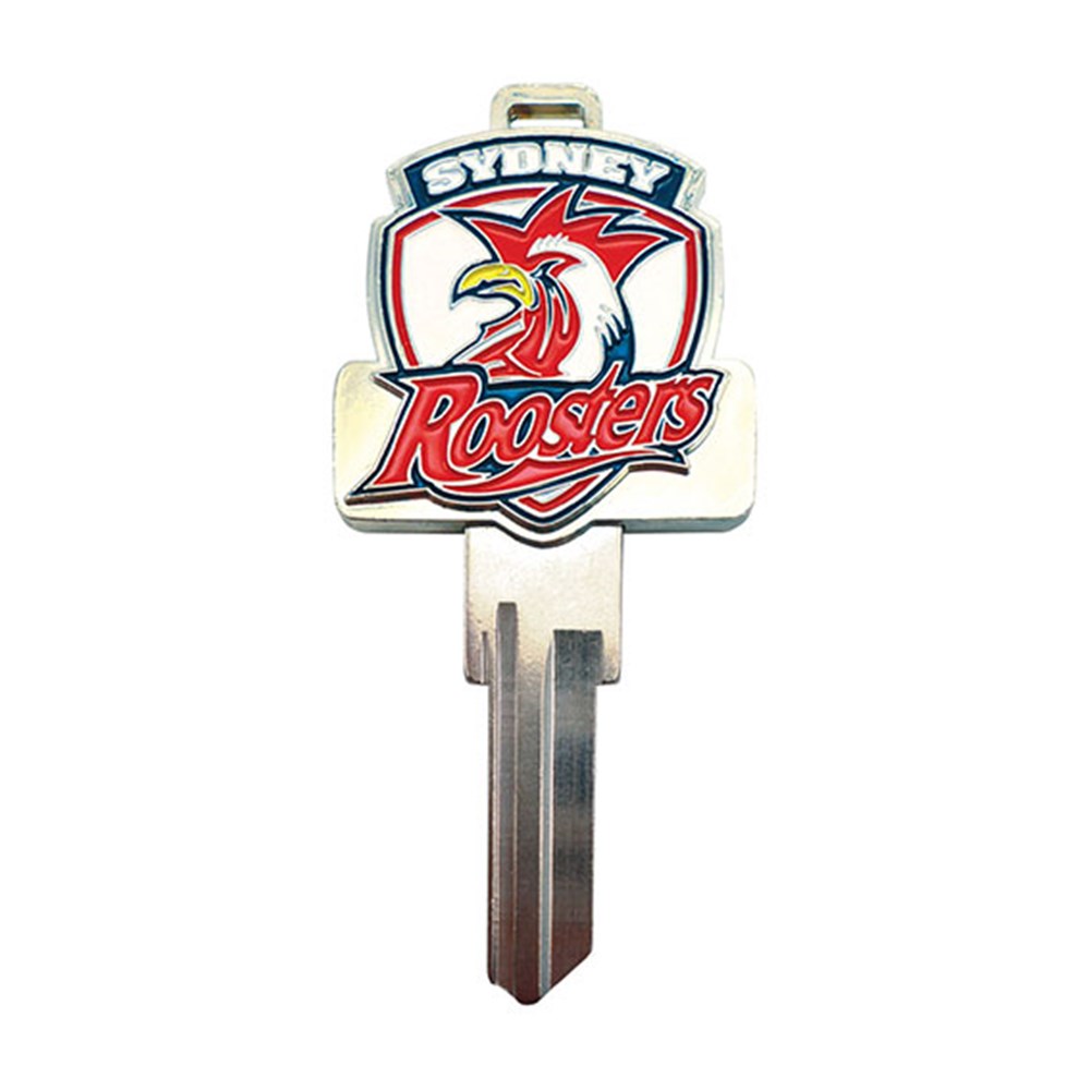 CMS NRL KEY TE2 PROFILE SYDNEY ROOSTERS NRL Club Keys Keyrings 