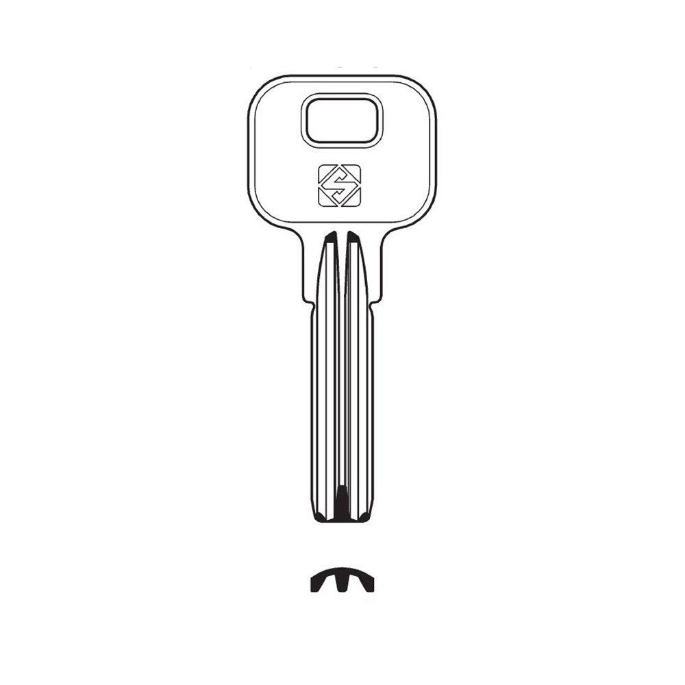 Silca RC29 Key Blank for MW Automotive Canopies, Toolboxes and Trailers
