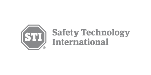 STI logo bw