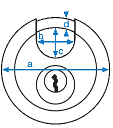 padlock dimensions